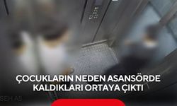 Asansör paniğinin nedeni ortaya çıktı! Çocukların omuz attığı anlar kamerada