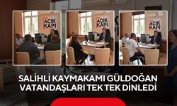 Salihli'de Açık Kapı buluşması! Vatandaşların talepleri dinlendi