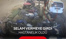 Arkadaşına selam vermek için girdi, bir anda tamir kanalına düştü! O anlar kameraya böyle yansıdı...