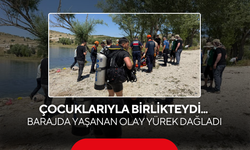 Ailesinin gözü önünde barajda can verdi