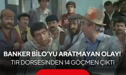 Film gibi olay! Tır dorsesinden 14 kişi çıktı