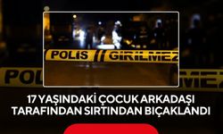 Arkadaş kavgası kanlı bitti: 17 yaşındaki çocuk sırtından bıçaklandı