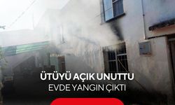 Bir anlık unutkanlık yangına neden oldu! Açık kalan ütü evi dumana boğdu