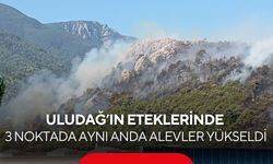 Bursa’da orman yangını paniği! Uludağ eteklerinde 3 farklı noktada alevler yükseldi
