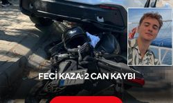 Feci kaza! Motosikletteki 2 kişi öldü