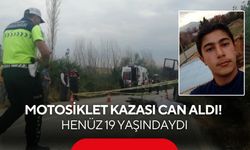 Motosiklet kazası can aldı! Henüz 19 yaşındaydı
