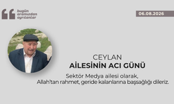 Ceylan ailesinin acı günü