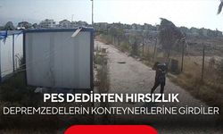 Depremzedelerin boşalttığı konteynerleri soydular! Çaldıkları eşyalar şaşkına çevirdi