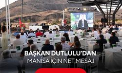 “Dutlulu’dan Manisa için net mesaj! ‘Gerekirse kredi alacağız ama bu işleri yapacağız’”
