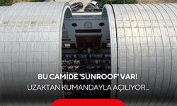 Otomobillerdeki sistemi uyguladılar! Türkiye'nin en sıradışı camilerinden biri...