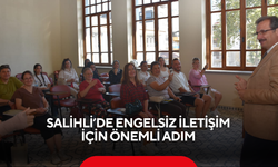 Salihli’de engelsiz iletişim için önemli adım