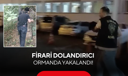Sahte bankacı ormana kaçtı, polis ormanda yakaladı