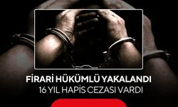 Salihli'de 16 yıl hapis cezası bulunan firari yakalandı