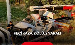 Feci kaza: 2 ölü, 2 yaralı