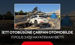 Feci kaza! İETT otobüsüne çarpan otomobilde 1’i polis 3 kişi hayatını kaybetti