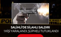 Salihli’de silahlı saldırı: Motosikletle geldiler, kurşun yağdırdılar!