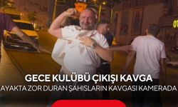 Gece kulübünden çıkıp birbirlerine girdiler! Ayakta duracak halleri yoktu | O anlar kamerada