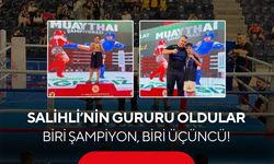 Salihli’nin gururu Çullu Kardeşler: Zeynep şampiyon, Ali üçüncü!