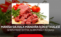 Manisa’da Halk Mandıra İçin Et İhalesi ! 32 Bin Paket Kıyma, 16 Bin Paket Kuşbaşı