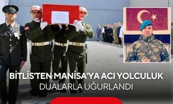 Manisalı Uzman Çavuş Ahmet Balaban dualarla memleketine uğurlandı