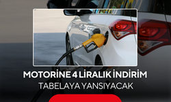 Motorine 4 liralık indirim ! Tabelaya yansıyacak