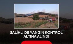Salihli’de yangın kontrol altına alındı