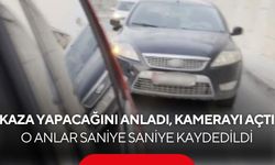 Kaza geleceğini anlayıp kamerayı açtı! Karşılığında “Neyi çekiyon lan?” sözünü duydu...