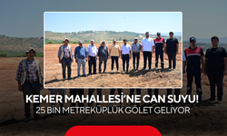 Salihli’nin Kemer Mahallesi’ne can suyu! 25 bin metreküplük gölet geliyor