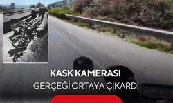 Manisa'da kask kamerası gerçeği ortaya çıkardı