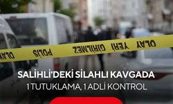 Salihli'de 2 kişinin yaralandığı silahlı kavgada 1 şüpheli tutuklandı