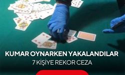 Kumar baskını! 7 kişiye rekor ceza