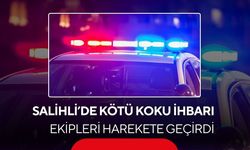 Salihli’de kötü koku paniği! Ekipler eve girdi