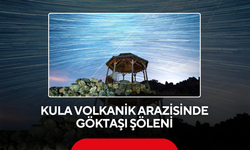 Kula volkanik arazisinde göktaşı şöleni