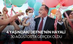 Lösemiyi yenen 4 yaşındaki Defne’nin hayali 30 Ağustos’ta gerçek oldu...