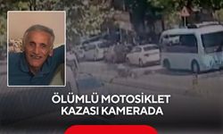 Ölümlü motosiklet kazası kamerada