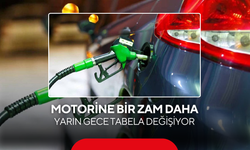 Motorine bir zam daha ! Yarın gece tabela değişiyor