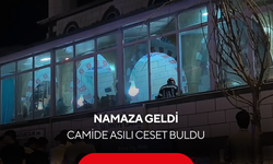 Namaza gelen vatandaş dehşeti yaşadı: Camide asılı halde bulundu!