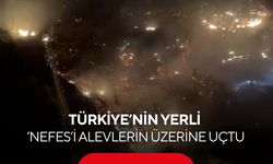 ‘Nefes’ alevlerin üzerine böyle gitti! İlk yerli yangın söndürme helikopteri sahada
