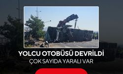 Otobüs kontrolden çıktı, devrildi! Çok sayıda yaralı hastaneye kaldırıldı