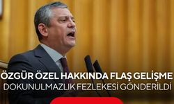 Özgür Özel için kritik gelişme! Dokunulmazlık fezlekesi Adalet Bakanlığı'na gönderildi