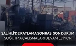 Patlama olan tesiste soğutma çalışmaları devam ediyor