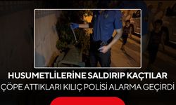 Polisi alarma geçiren kılıç çöpten çıktı! Gerçek sandılar, oyuncak çıktı