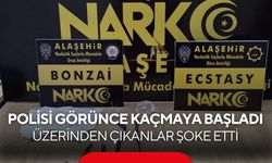 Polisi görünce kaçtı! Kovalamacanın sonunda üzerinden 2 bin 90 içimlik uyuşturucu çıktı