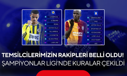Temsilcilerimizin rakipleri belli oldu! Şampiyonlar Ligi'nde kuralar çekildi