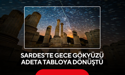 Yıldızlar Sardes’in üzerinde böyle iz bıraktı