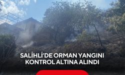 Salihli’de orman yangını kontrol altına alındı