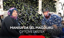 Sel ürünlerini yok etmişti! Manisa’da çiftçinin tarlasında yeniden hasat sevinci