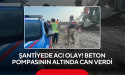 Şantiyede acı olay! Beton pompasının altında can verdi