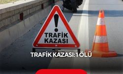 Trafik kazası: 1 ölü