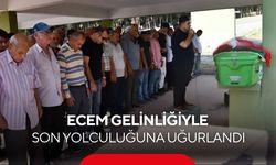 TIR’ın altına giren otomobilde can vermişti! Ecem gelinliğiyle son yolculuğuna uğurlandı